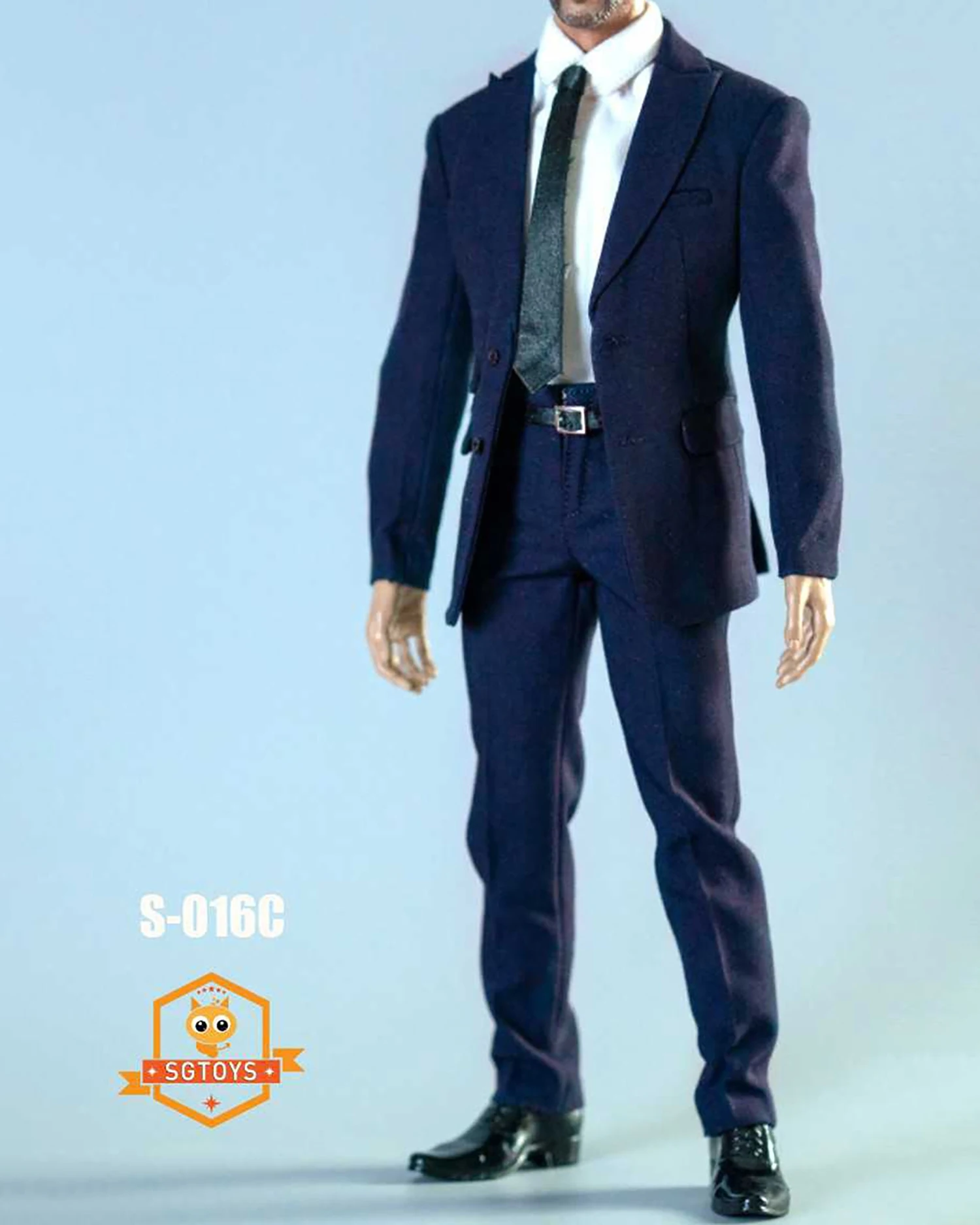 

SGTOYS S016 1/6 Blue Suit & Shirt & Tie Clothes Model