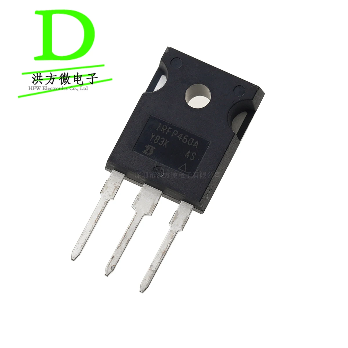 جديدة ومبتكرة موسفيت N-CHANNEL 500 فولت 20A TO247-3 IRFP460APBF
