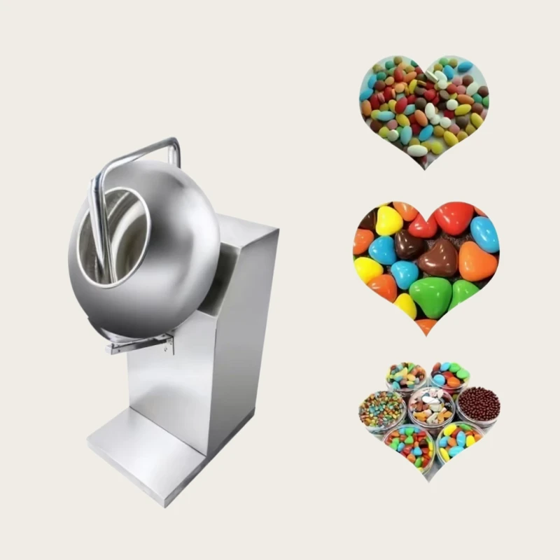 Hot Sell Peanut Chocolate Sugar Pan Coating Machine Peanut Coating Machine Automatic