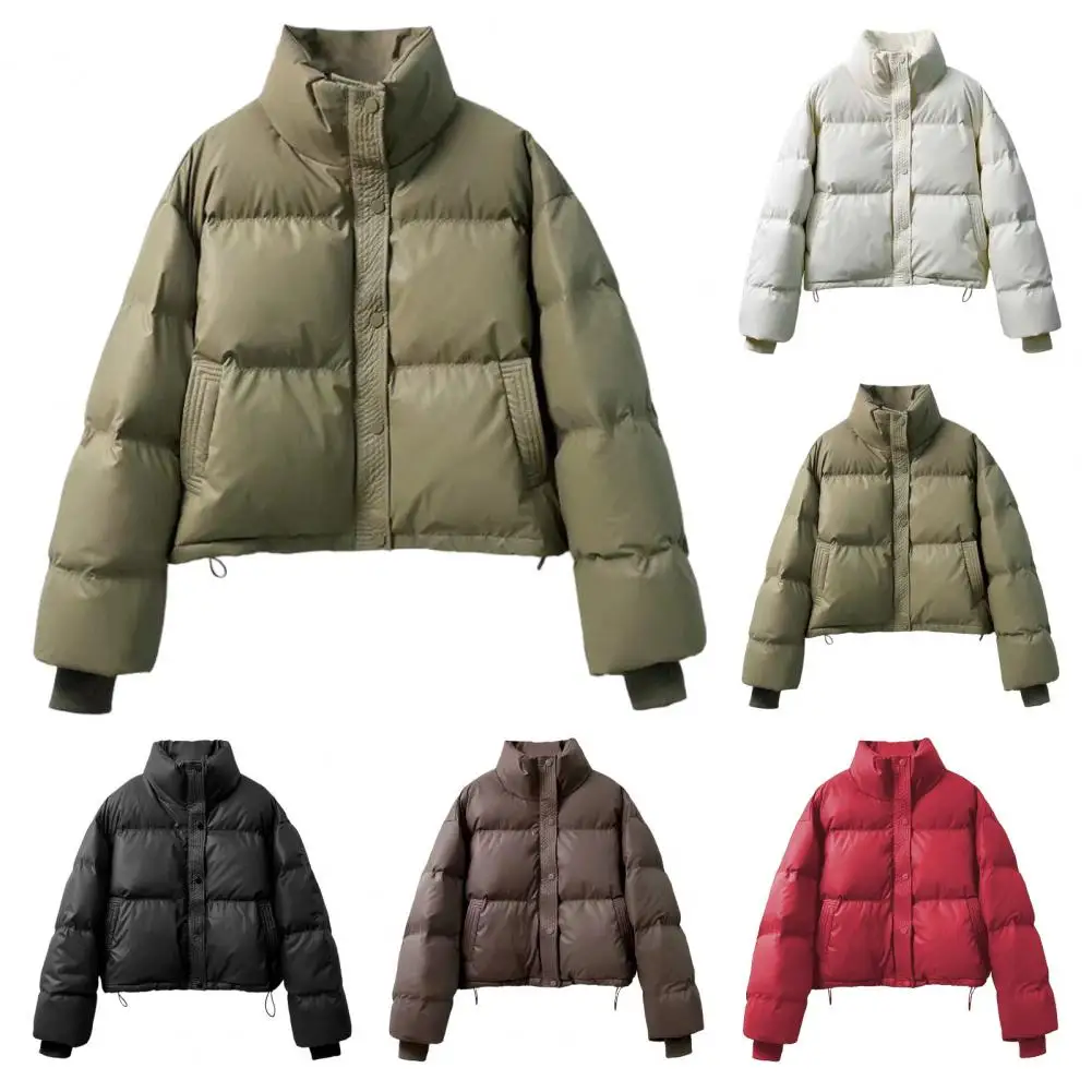 

2025 New Winter Puffer Jacket Women Fashion Hooded Down Cotton Overcoat Female Loose Casual Warm Parkas Outerwear