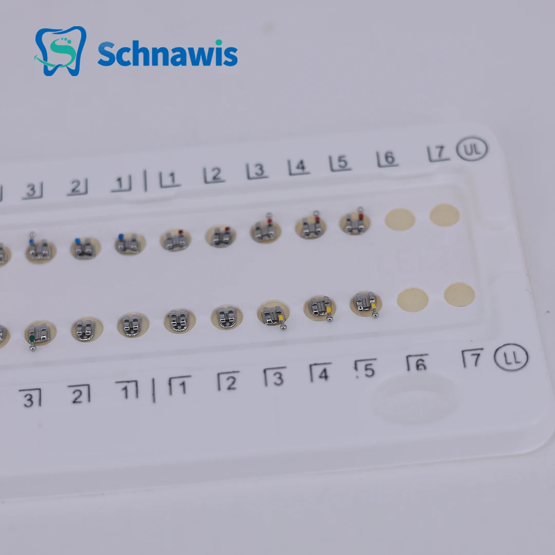 10 Sätze kiefer ortho pä dische zahn ärztliche Mini-Metalls tütze Brackets de ortodoncia roth mbt edgewise 022 \