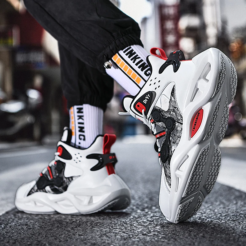 أحذية رياضية كاجوال للرجال قابلة للتنفس، أحذية رياضية فاخرة بدون كعب أنيقة - أحذية سباق مريحة للرجال #6