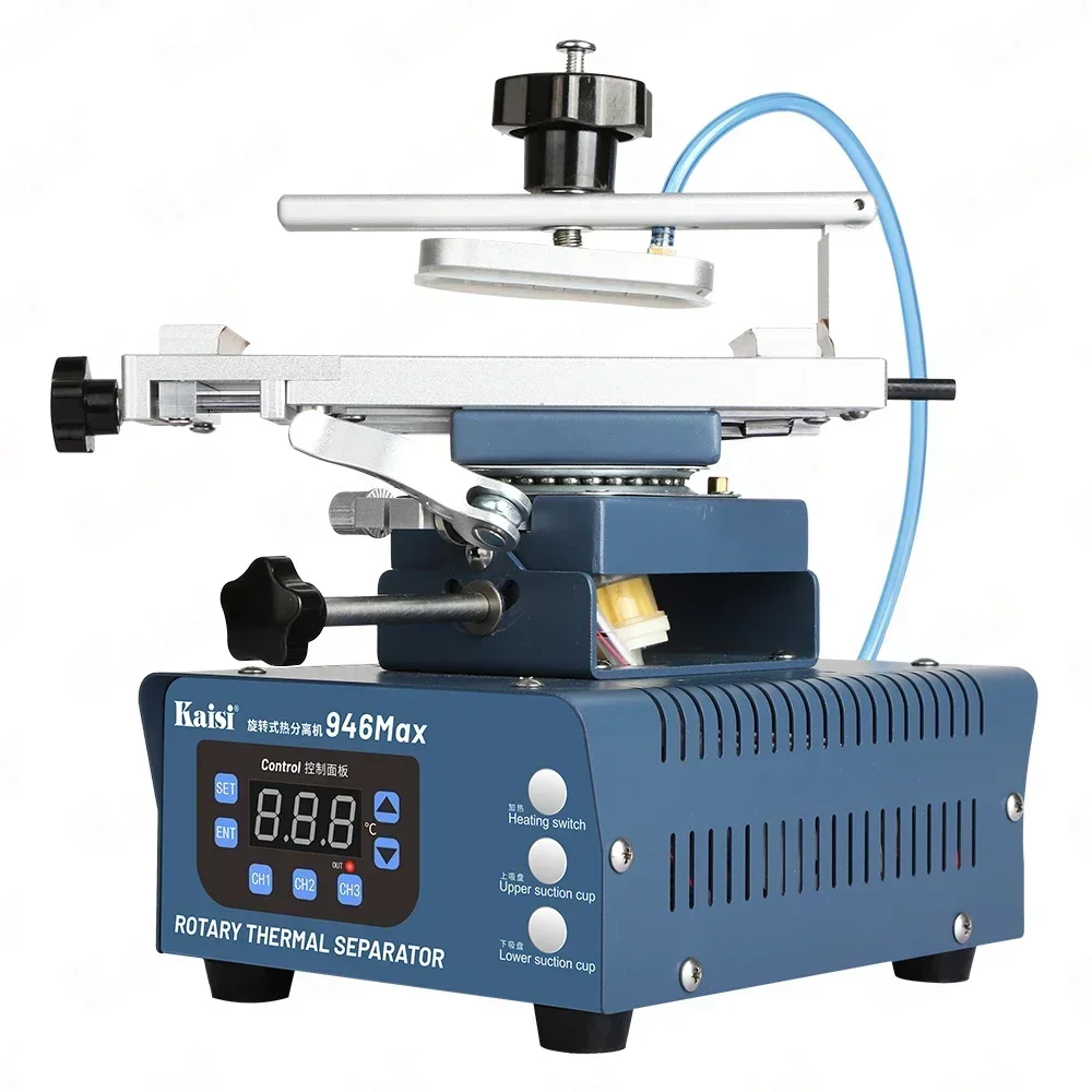 Kaisi 946 Max Vacuum Separator Machine Rotatable Touch Screen LCD OCA Lamination Separate Repair Device Remove Edge Flat Screen