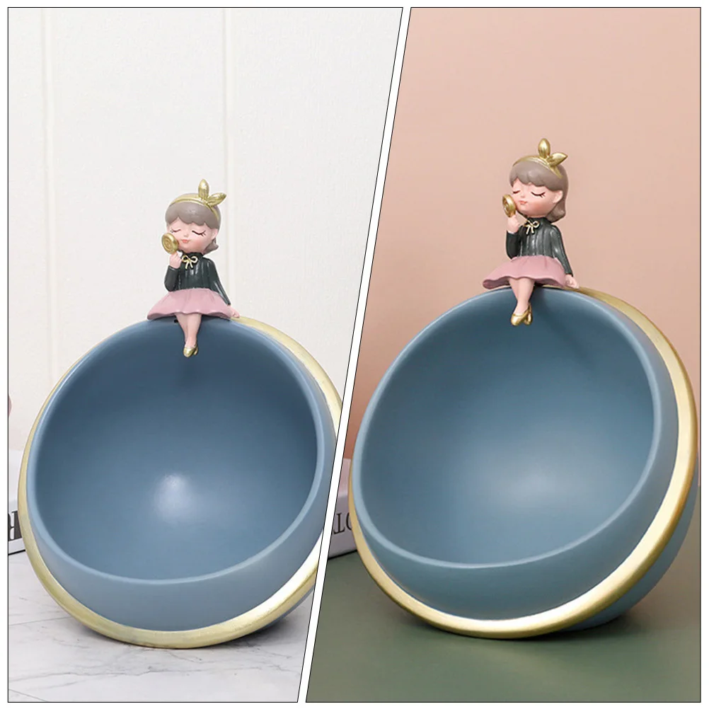 

1Pcs Creative Key Storage Box Resin Ornament Desktop Adornment Home Decor Large Capacity Household Organizer Key Storage Box