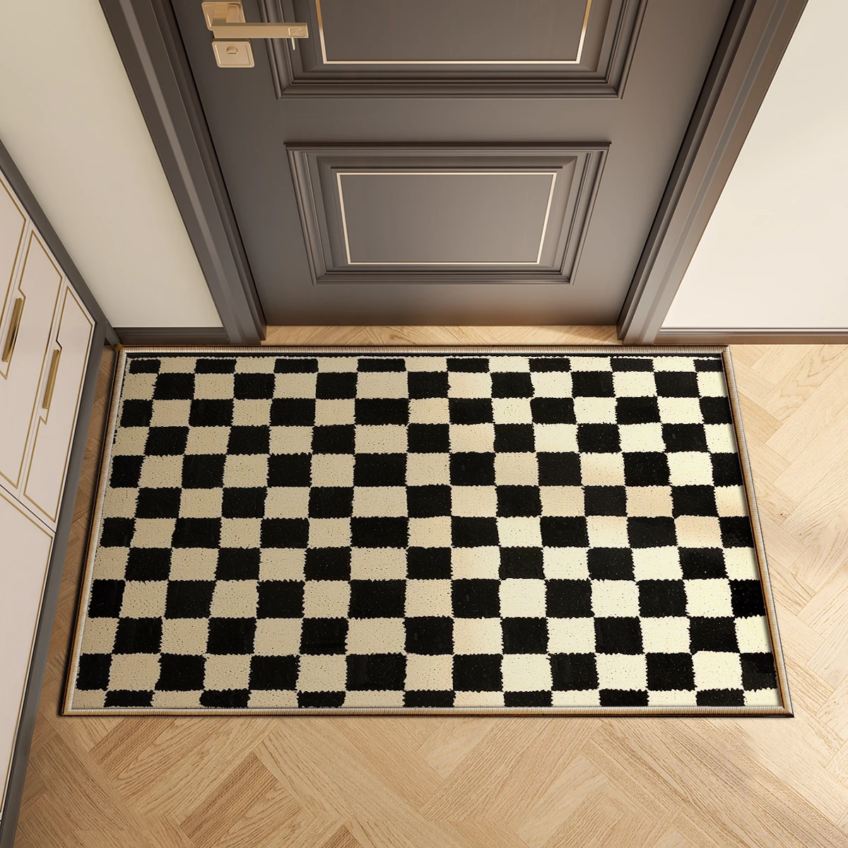 Luxuriöse Fußmatte für den Eingangsbereich, für den Außenbereich, Innenbereich, für Schlafzimmer, Flur, Haustürmatte, Teppich, individuell waschbar