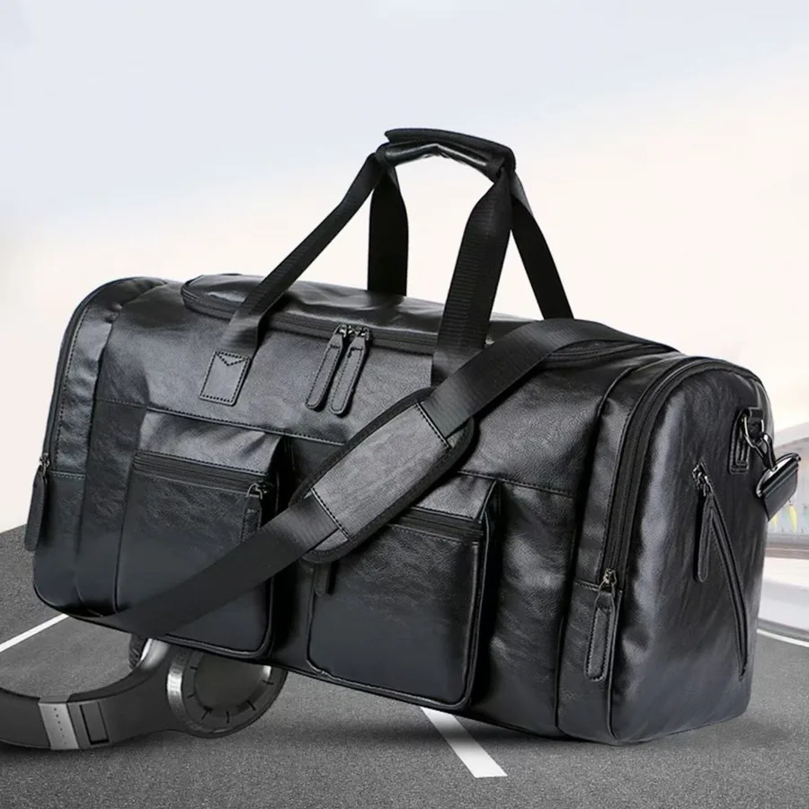 

【Новый стиль】 Мужская сумка сверхбольшой вместимости, деловая дорожная сумка, сумка на одно плечо, новый стиль.