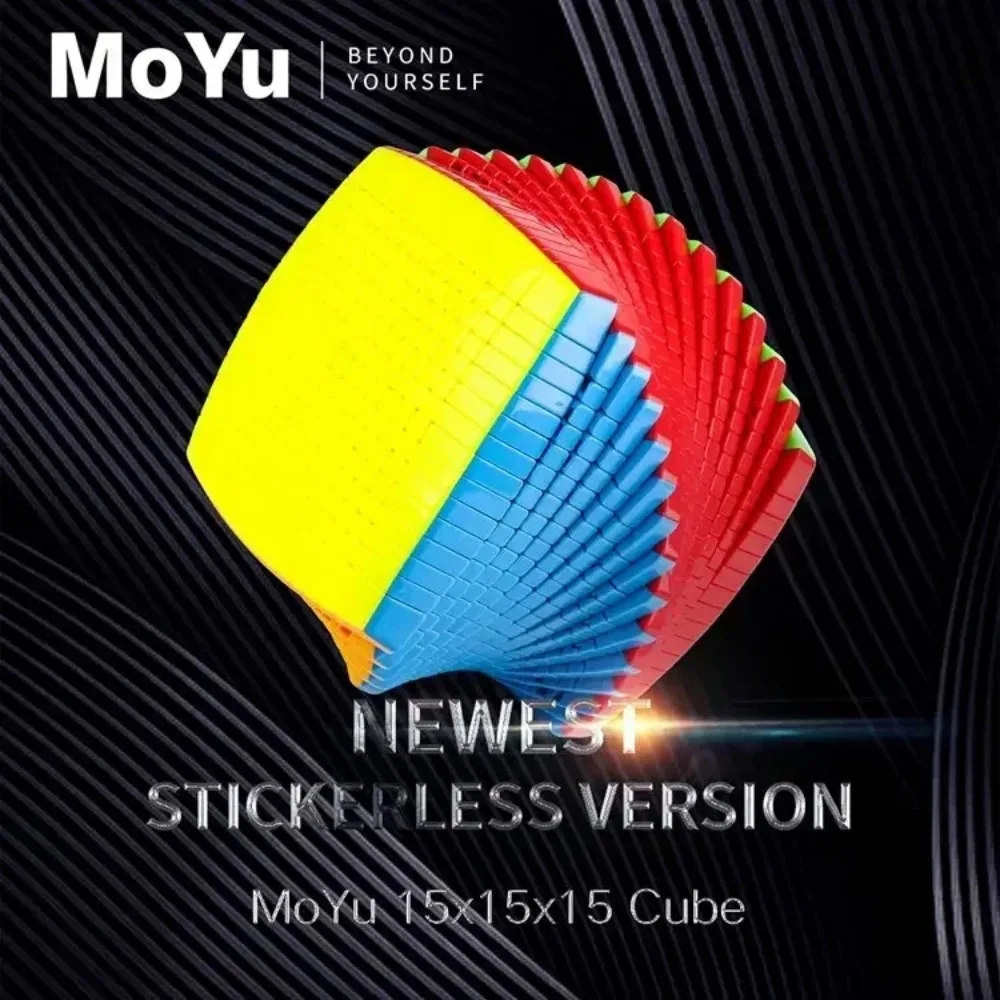 

MoYu 15x15x15 Cube MeiLong 15x15 Magic Speed Cube Stickerless Professional Fidget Toys Meilong 15x15x15 Cubo Magico Puzzle