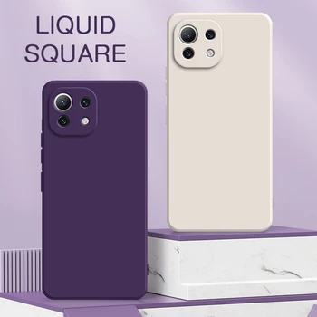 Xiaomi用リキッドシリコンケース,Xiaomi mi 11 t 11x pro用オリジナルシリコンケース,ウルトラライト,5g,m11 lite 11i