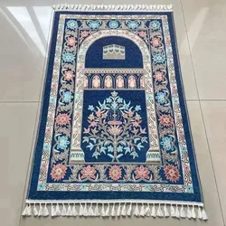 Worship Blanket Worship Kneel Embossing Floor Carpets Non Slip Soft Portable Travel Prayer Mat Flannel Prayer Mat