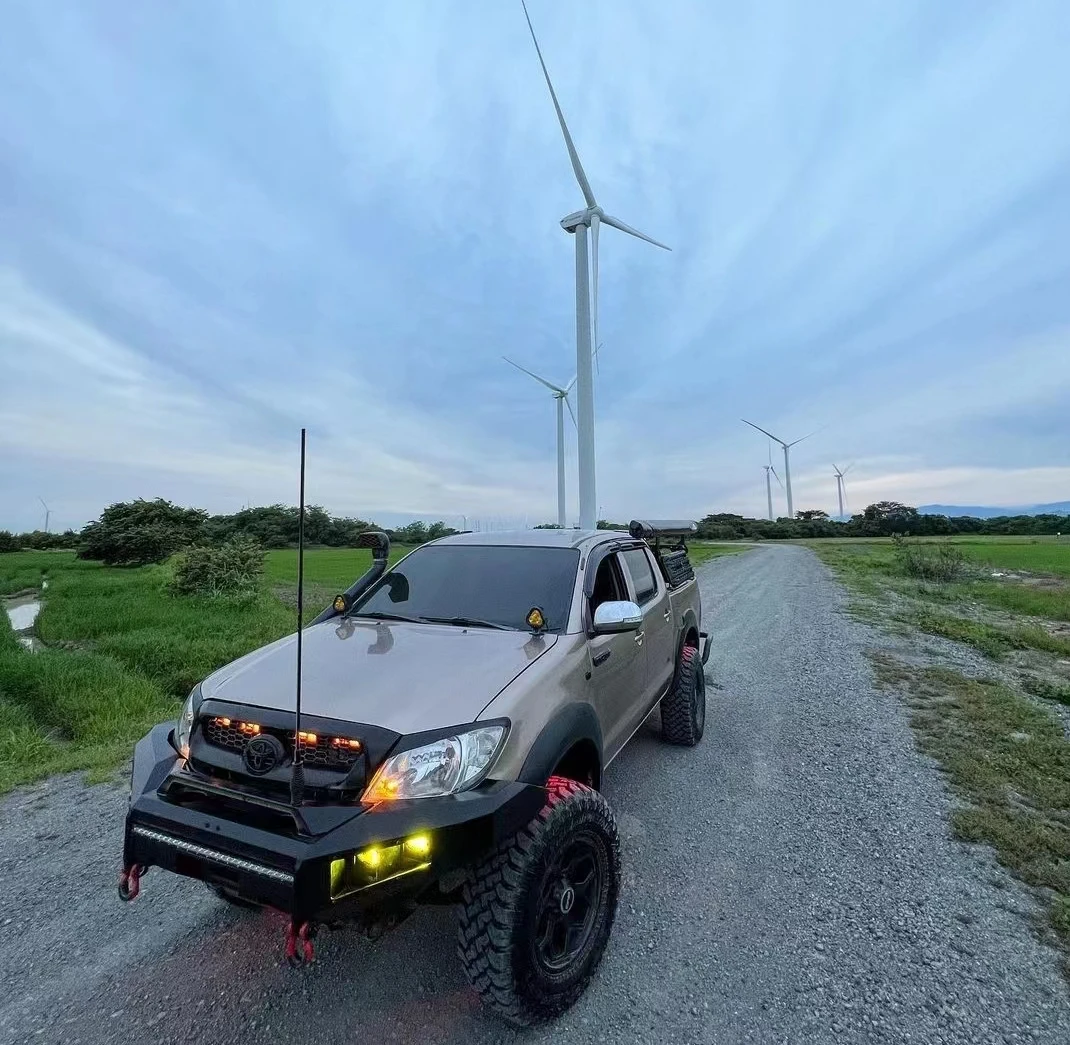 

3D пользовательские резиновые автомобильные аксессуары из ТПВ с левым рулем, автомобильные коврики для Toyota Hilux Vigo 2005-2016 +