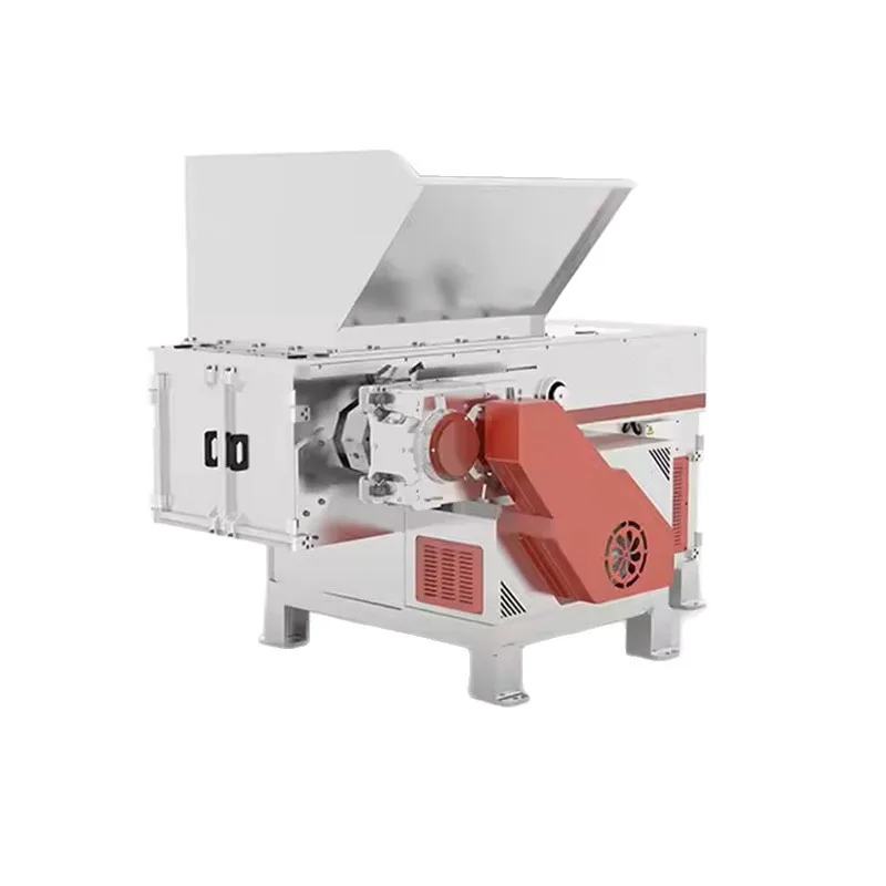 Industrial Double Shaft Shredder Waste Plastic Rubber Metal Crusher Recycling Shredder Machine For Municipal Sorting Center Use