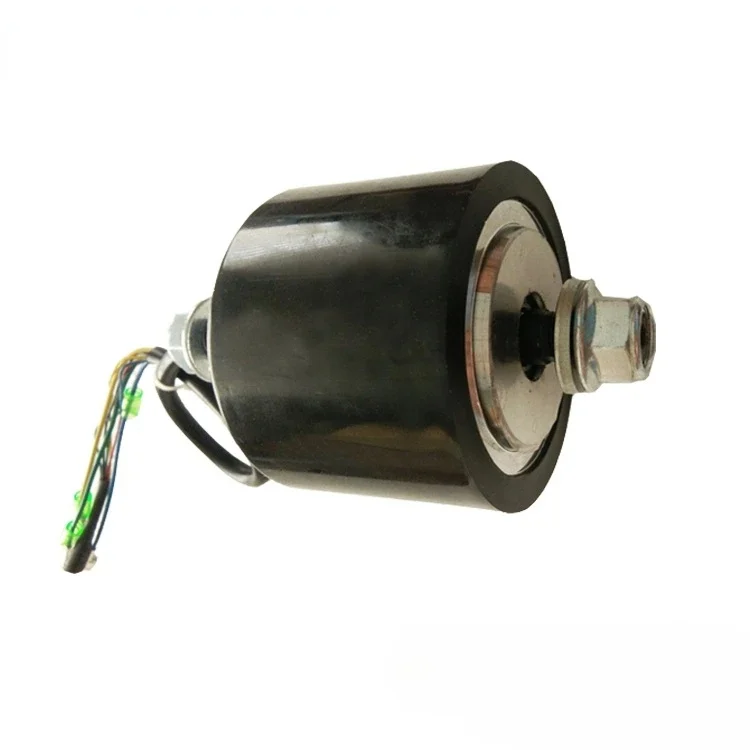 2022 new 3 inch 12V/24V/36V electric small gearless hub motor dual shaft wheel HOT SALES