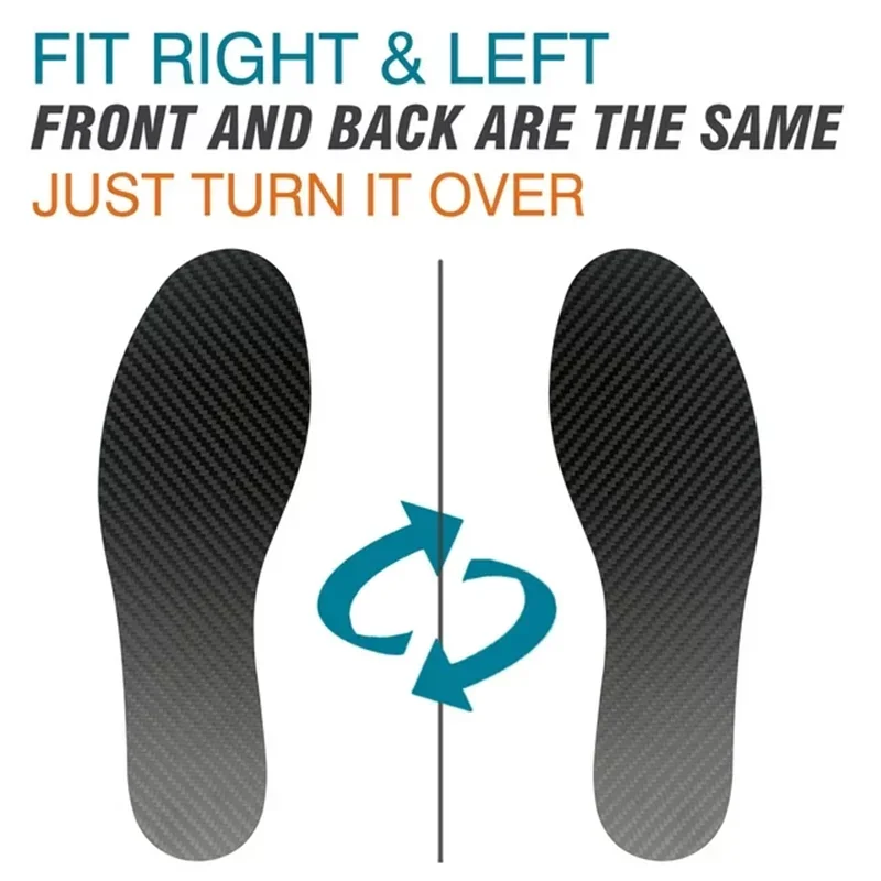 3K 100% Carbon Fiber Insoles Sports Insole Sneaker Shoe-pad Support Turf Toe Morton Extension 0.8/1.0/1.2mm Thickness High A+