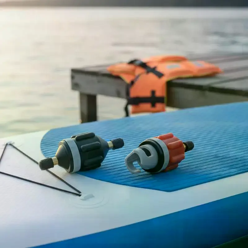 Kayak Air Valve Pump Compressor Converter For SUP Board Air Valve Adapter Inflatable Rowing Rubber Boat Paddle Canoe