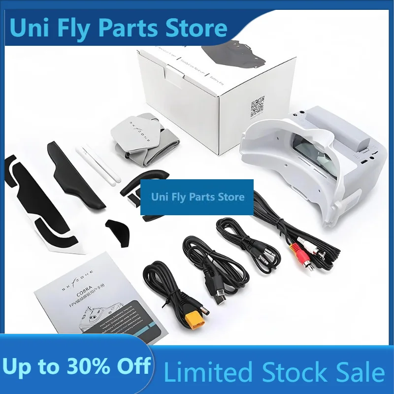 UniFly 1pcs new Skyzone Cobra SD CobraSD 5.8G 48CH FPV Goggles With DVR 800X480 LCD Screen Diversity Receiver For RC FPV Drone