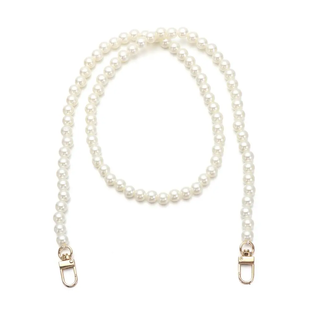 

Fashion Shoulder Bag Straps Accessories Long Beaded Chain Pearl Strap Bags Handbag Handles DIY purse Replacement