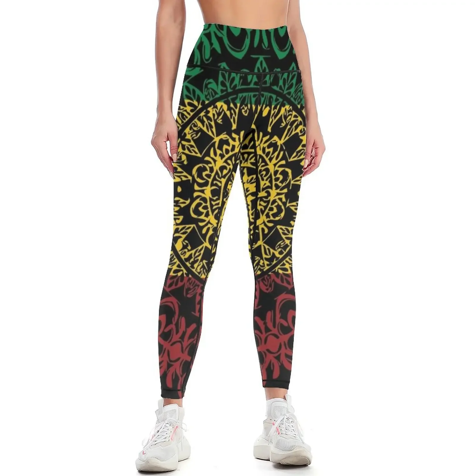 

Rasta Paisley Leggings for girls jogging pants sporty woman push up gym's clothing Womens Leggings