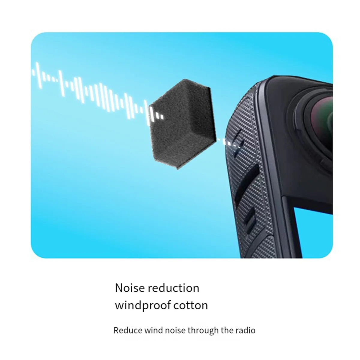 Ветрозащитный губчатый чехол для экшн-камеры X4 X3/X2