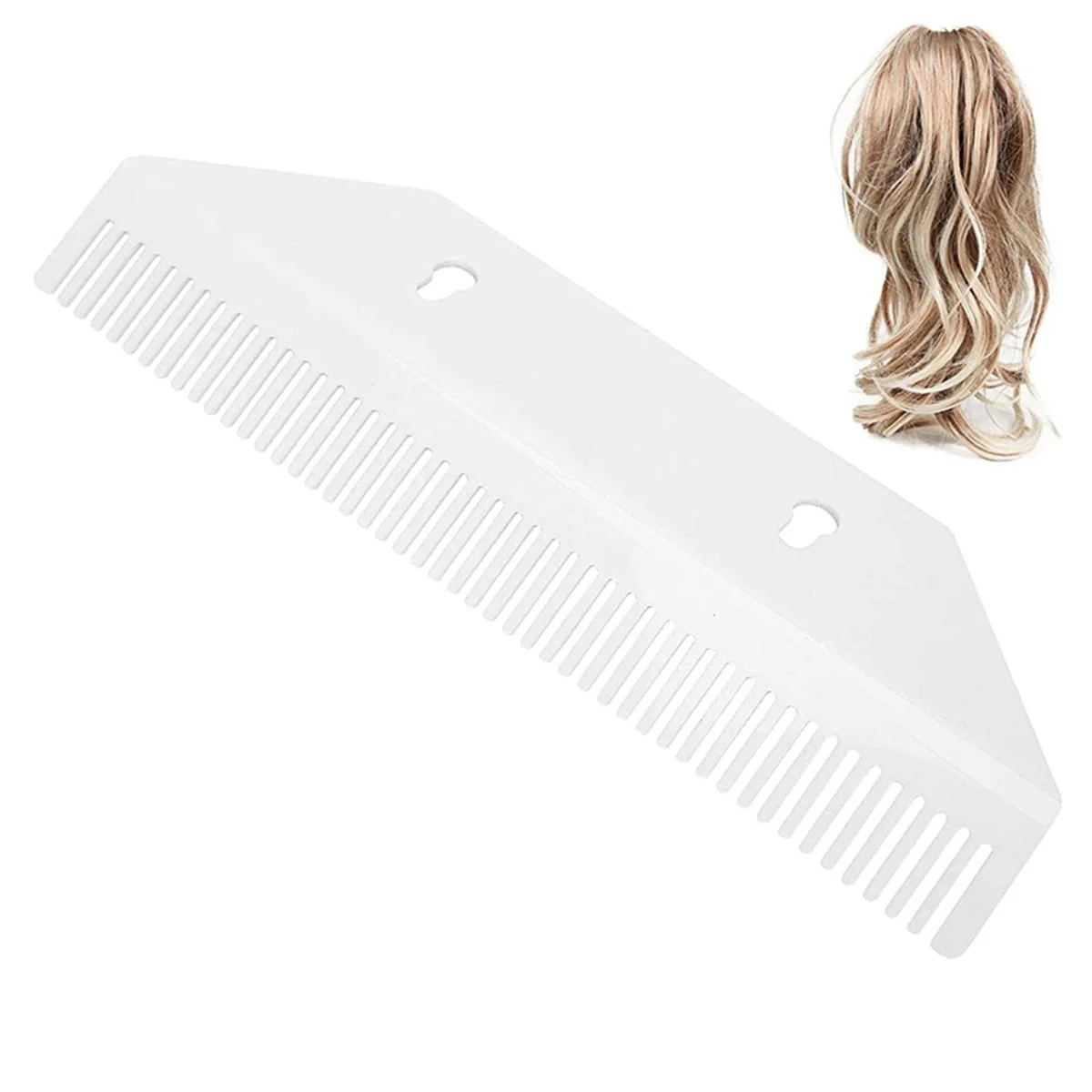 ONCE Hair Extensions Display Rack Acrylverteiler für Haare und Perücke – Acryl-Haarsträhnen-Halter-Display, A