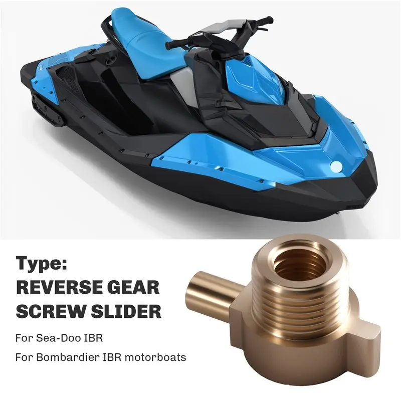 【PARTY  DAY】Motorboat Reverse Gear Screw For BRP Sea-Doo Bombardier Ibr Motorboats Copper Slider Gear Reversing Screw