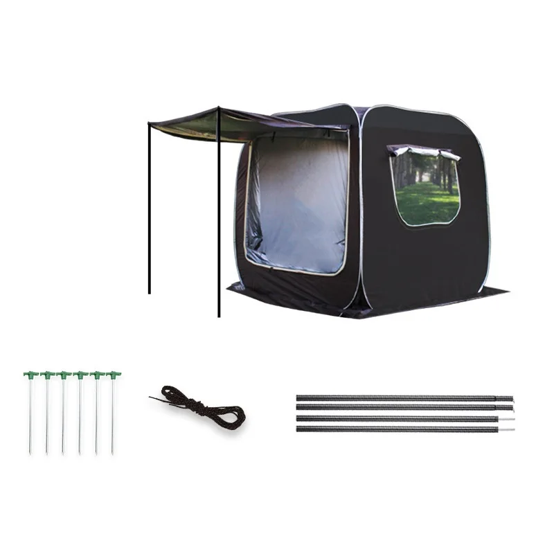 Foldable Pop up Suv Square Back Sunshade Shelter Tent Room Automatic Car Tailgate Tent