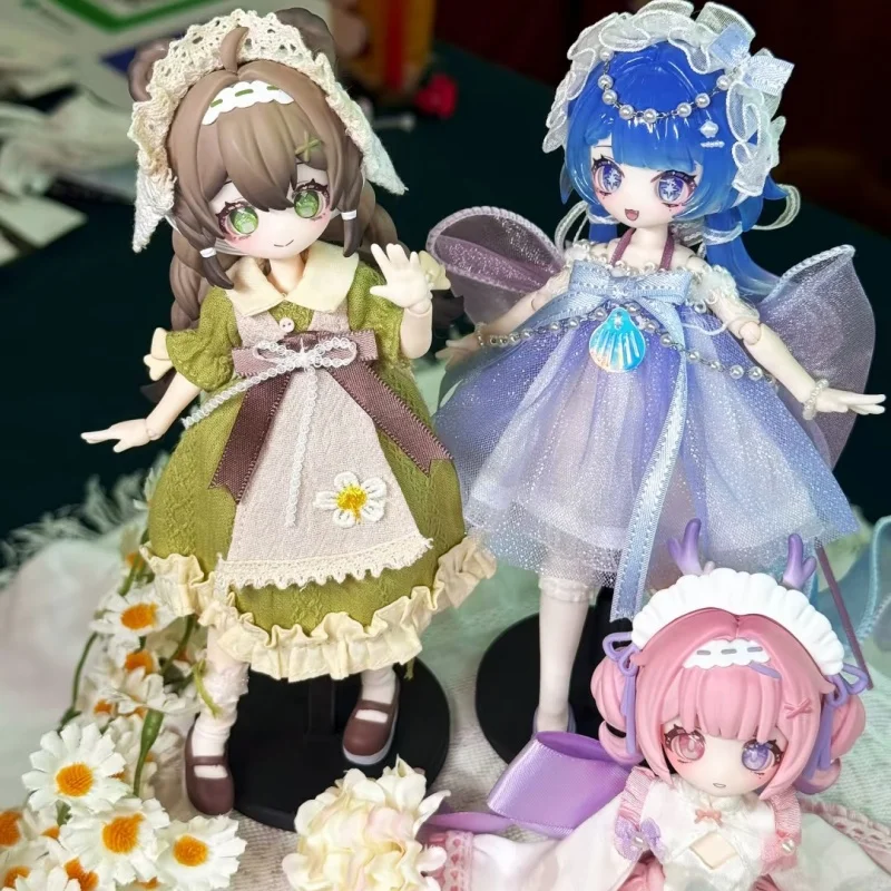 In Magazzino 100% Genuino 1/12 Bjd Meki Cuore Di Creazione Cieco Scatola Comune Mobile Action Giocattoli Figura Fai Da Te Ragazza Di Compleanno Ragazza ornamento