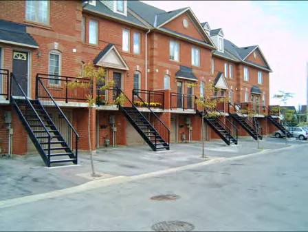 Customization Outdoor Metal Staircase Used Industrial Steel Stair Hot Galvanized Staircase