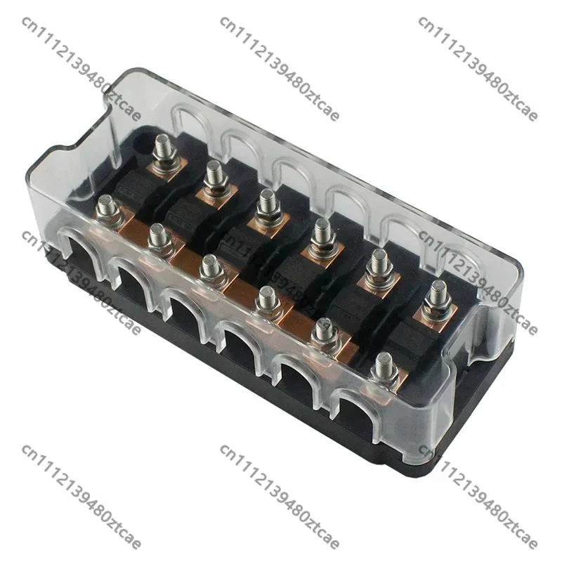 RV Campervan High Amp Fuse Holder Base, 202 Style Fuse Block for Vehicle DC Circuit Protection