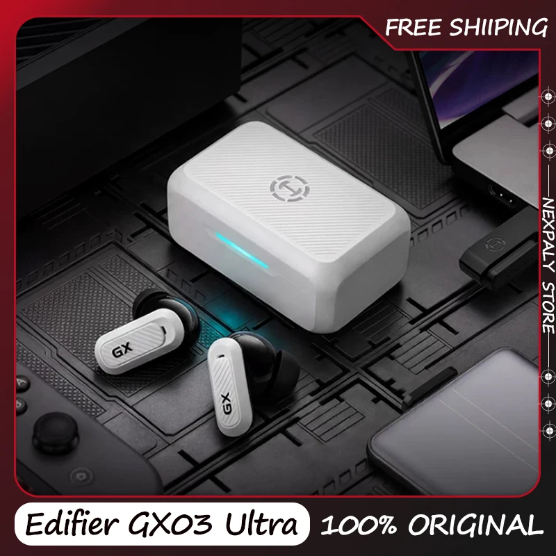 Edifier GX03 Ultra Bluetooth Earphones with ANC ENC Noise Reduction Bluetooth 6.0 Wireless In-Ear Gaming Headphones Gift