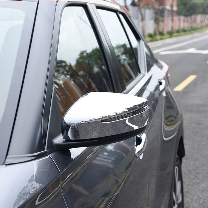 

Exterior Accessories Rearview Mirror Caps Protective Cover Trim For Nissan Sunny Lannia Leaf ZE1 Kicks 2018 -2022