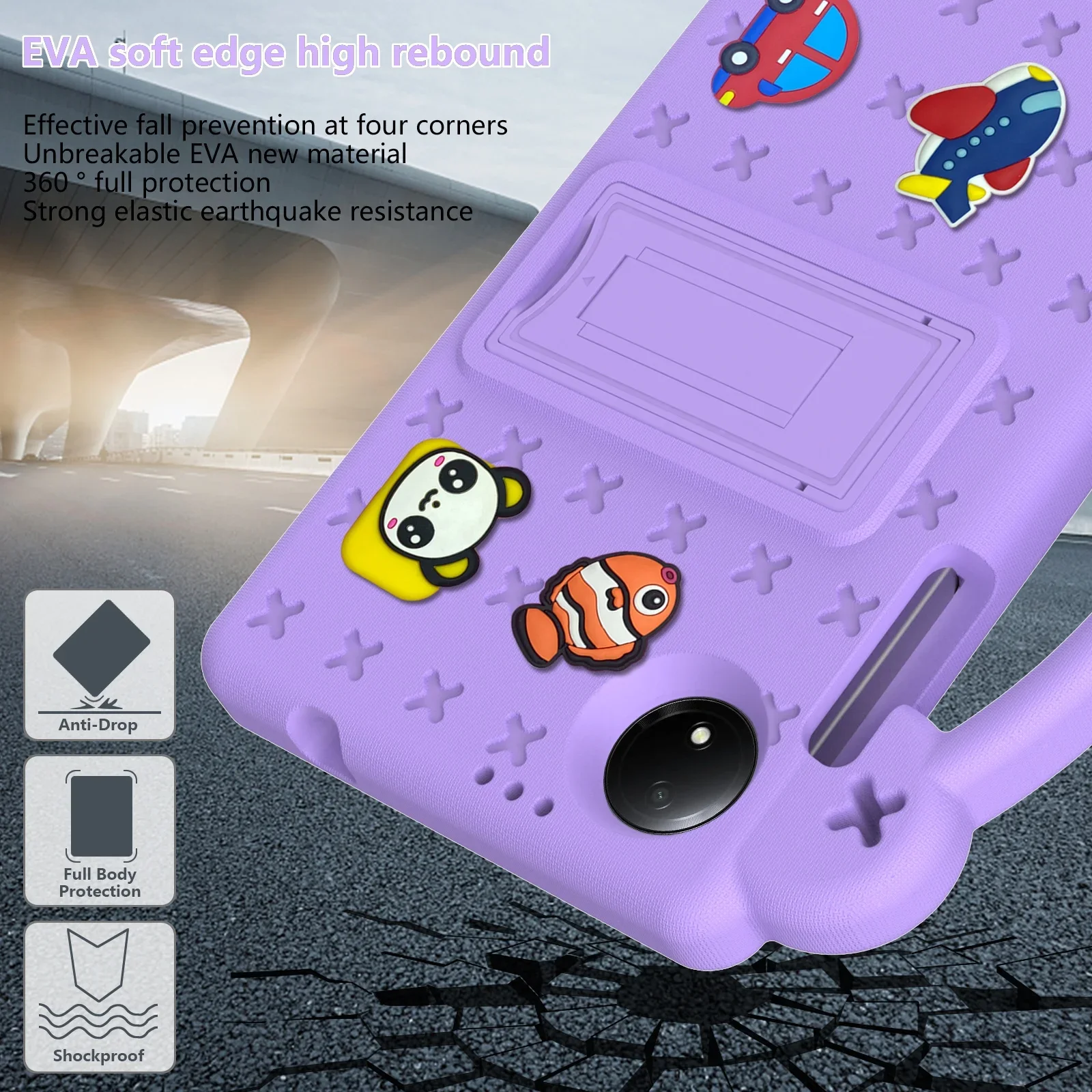 Kids EVA Stand DIY Case for Xiaomi Redmi Pad SE 8.7 Inch 2024 8.7\