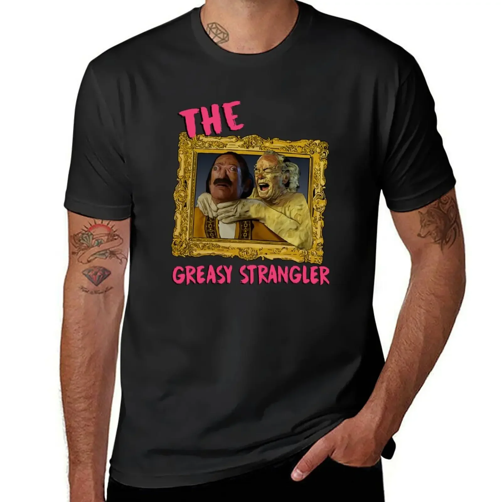 The Greasy Strangler T-Shirt custom t shirt heavyweights anime tshirt graphic tee shirt black t-shirts for men