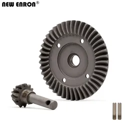 NEW ENRON Steel Heavy Duty Bevel Helical Pinion Gear Set 43T&13T AX30392 For RC All 1/10 Axial Racing Trucks SCX10 Yeti Wraith