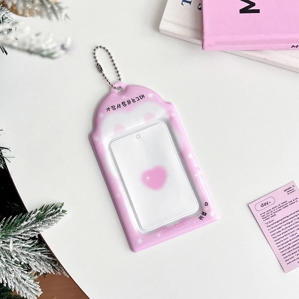 جديد 3 بوصة حامل بطاقة الصور Ins نمط سلسلة الديكور المعبود الطرفية حامل بطاقة بولي كلوريد الفينيل صور حقيبة للتخزين K-Pop المعبود