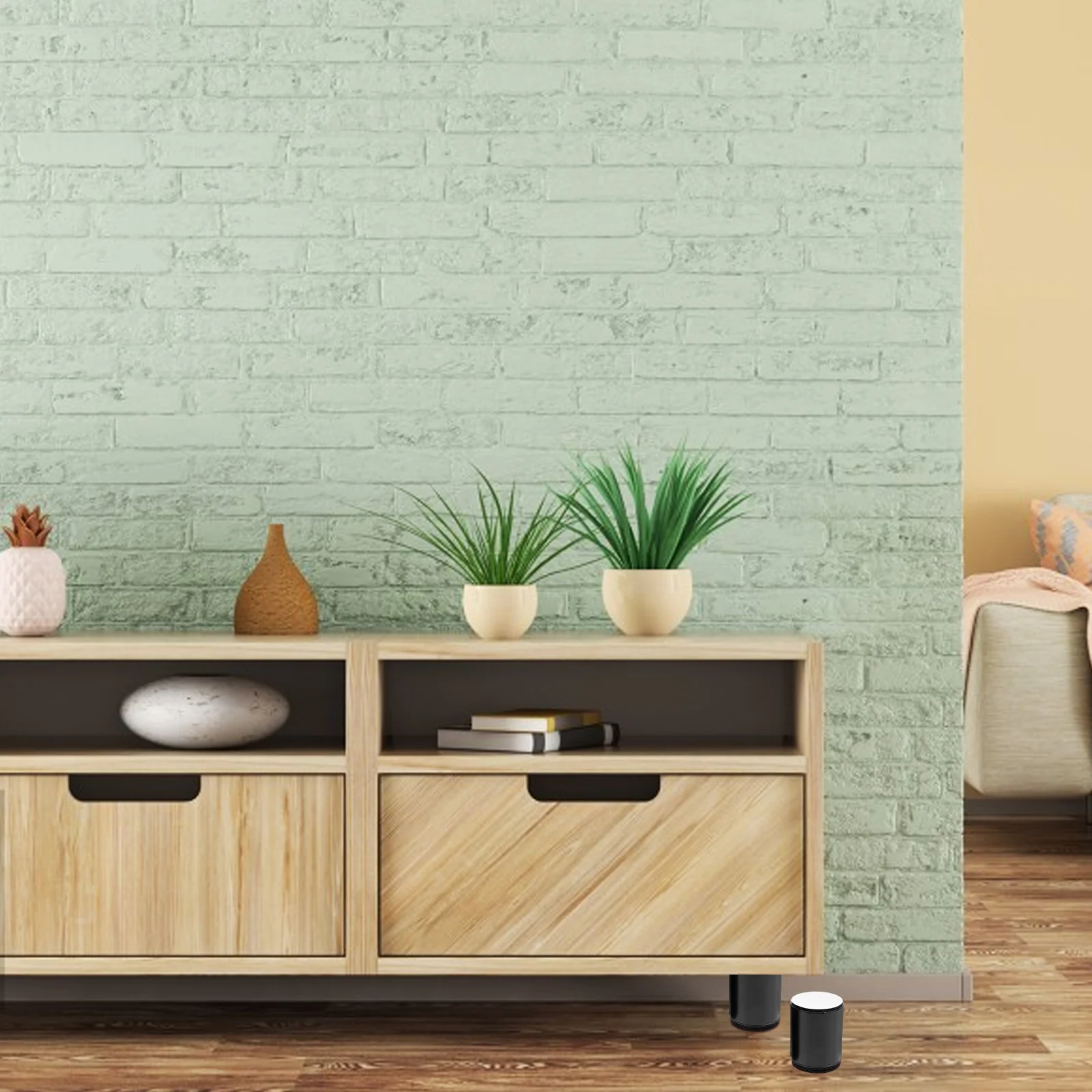 4 Pcs Furniture Foot Booster Pad Bed Leg Pads Sofa Risers Protectors Floor Mat Table