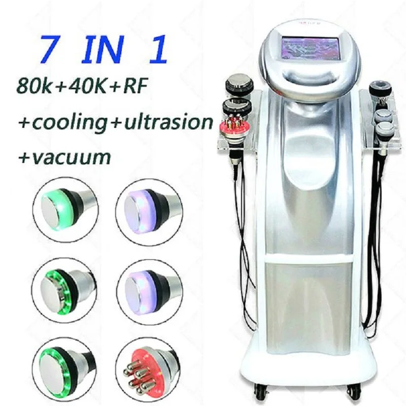 40K/ 80K Vacuum Cavitation Slimming Machine 7 in 1 Body Sculpting Cellulite Removal Weight Loss Massager Beauty Health Equipment