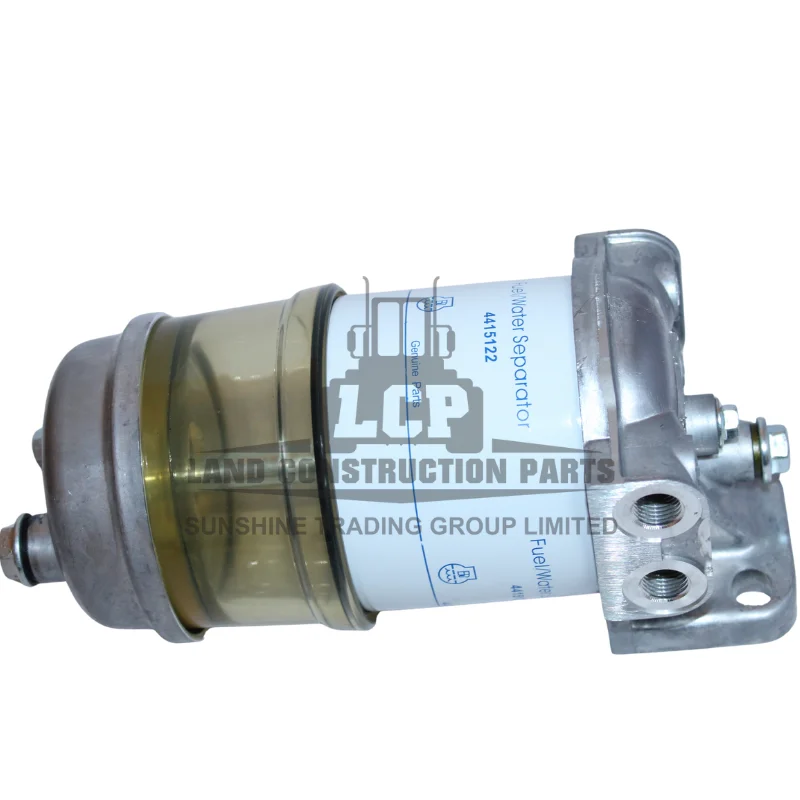 Fuel Filter 2656F823 4415122 4415105 Fuel Water Separation For Forklift Excavator Machinery Engine Pre-fuel Filter Assembly