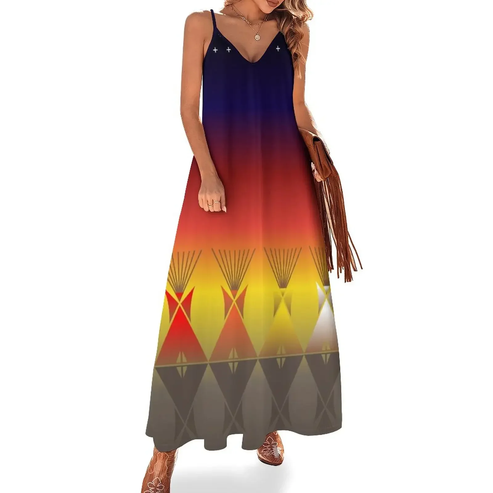 

Night Tipi Sleeveless Dress summer women's dress 2024 Beachwear elegant dress clothes for women