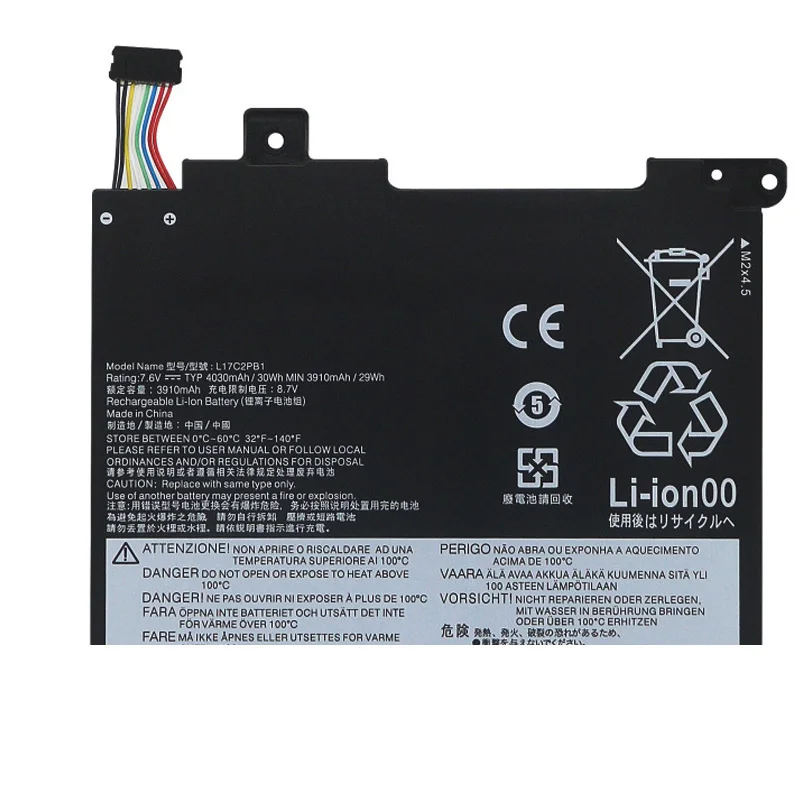 ZEDI New L17C2PB2 Laptop Battery For Lenovo V330-14IKB 14ARR V130-14IGM 14IKB L17L2PB1 L17L2PB2 L17M2PB1 L17C2PB1 L17C2PB2