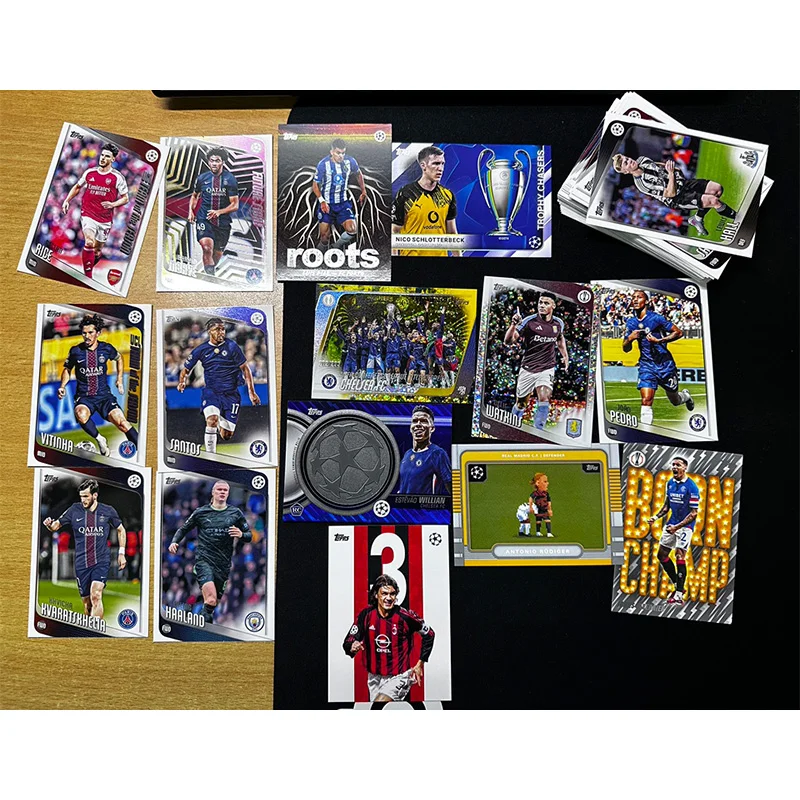

2025-26 Topps UEFA UCC Soccer Cards Value Box Hanger Box Football Trading Cards Sealed