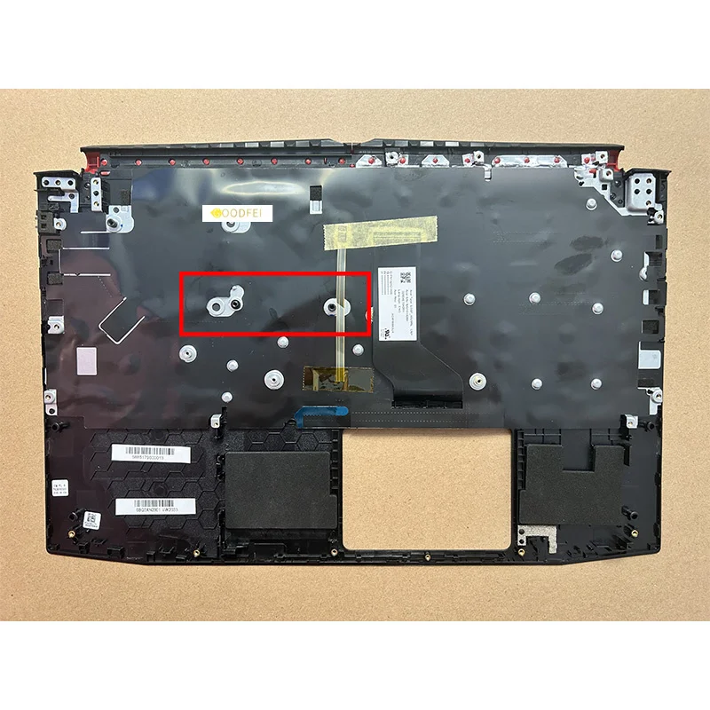 Imagem -05 - Original para Acer Nitro An51553 An515-51 An515-52 N16c7 N17c1 Notebook Palmrest c Capa Teclado Habitação ap 290000400 Novo