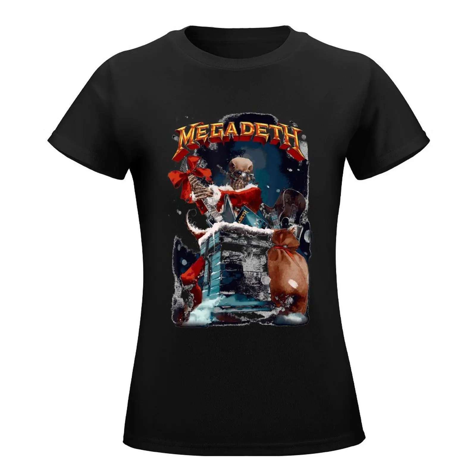 Mega Death Santa Vic Chimney Holiday T-Shirt sports fans aesthetic clothes Aesthetic clothing summer blouses woman 2024