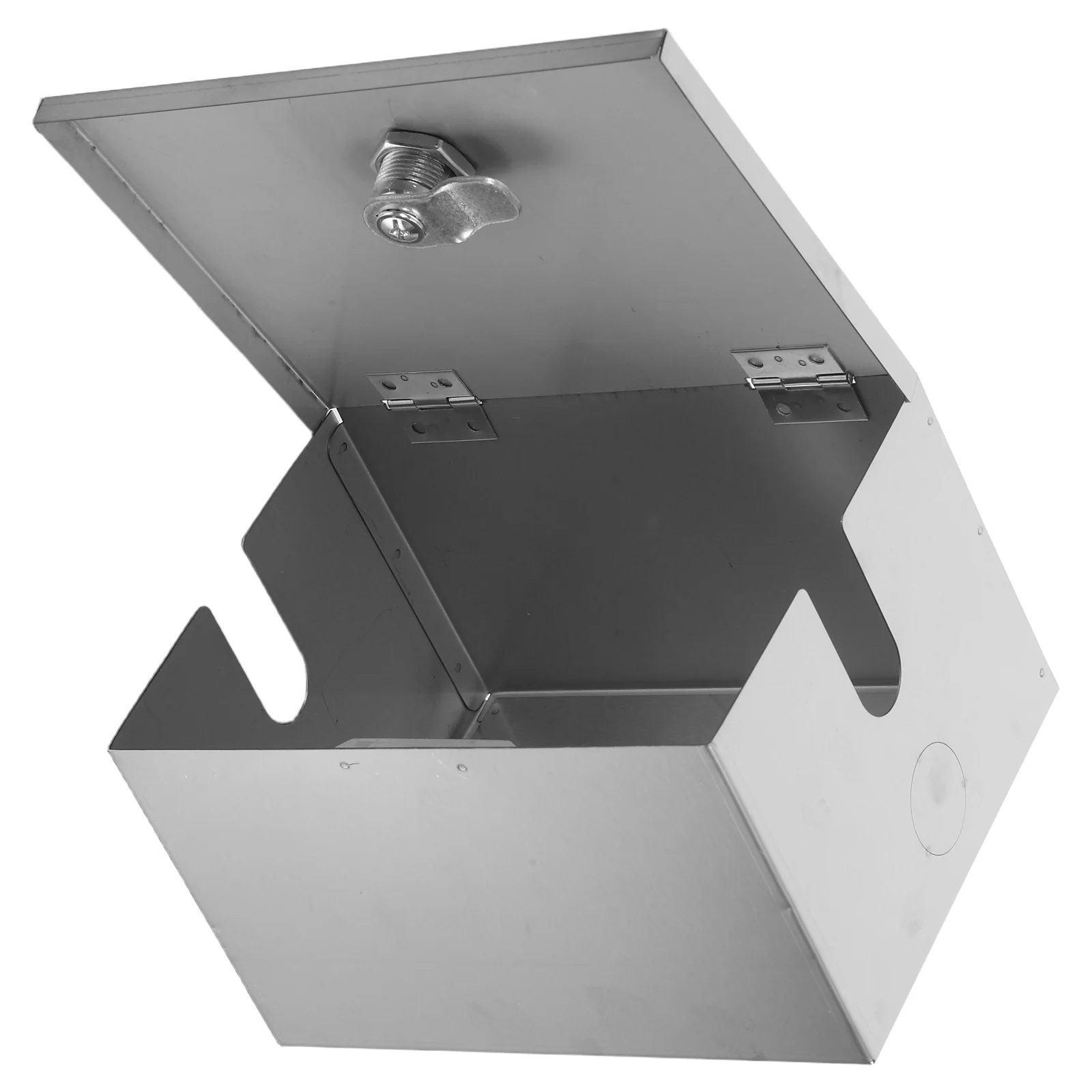 

Stainless Steel Waterproof Socket Box Outdoor Lockable Anti-Theft Cover Receptacle Patio Garden Electrical Outlets