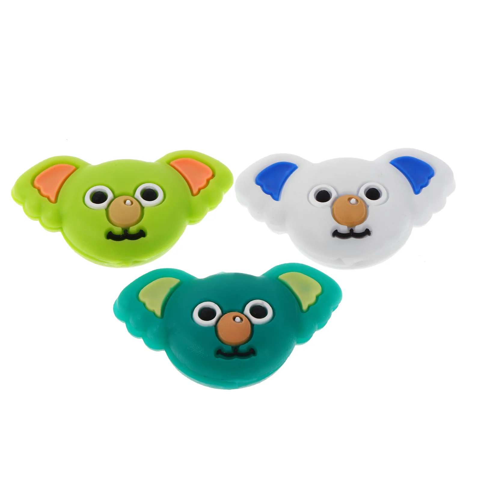 

3Pcs Cartoon Koala Tennis Racket Dampeners Ultralight Shock Absorber Vibration Reducer for All Levels Players Racquet