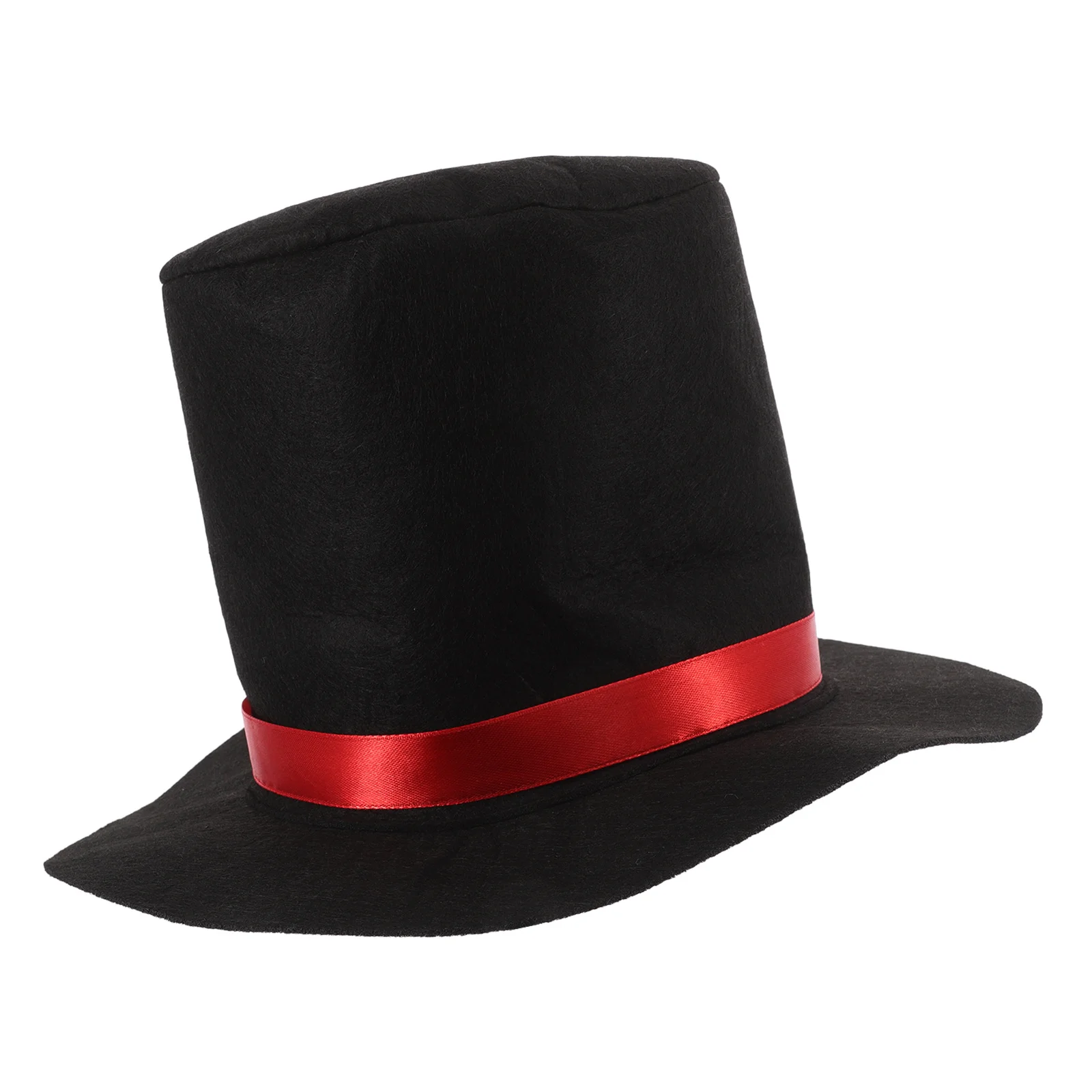 

Christmas Snowman Costume Hat Red Ribbon Dress-Up Holiday Party Festive Winter Accessory Snowman Holiday Costume Hat