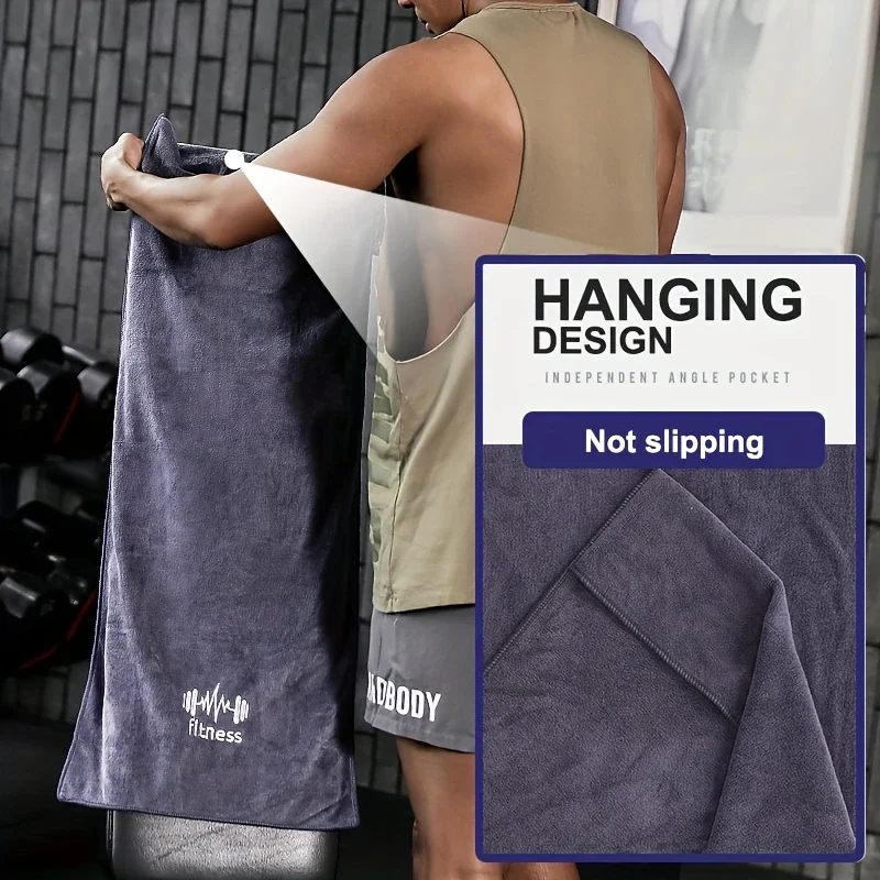 Serviette De Plage En Microfibre Séchage Rapide Pour Le Sport_voghion.com