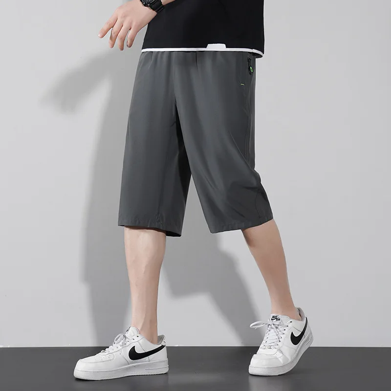 

Men's Athletic Shorts Quick Dry Breathable Sport Pants Casual Fitness Workout Shorts for Running Gym Training Gray Summer Wear