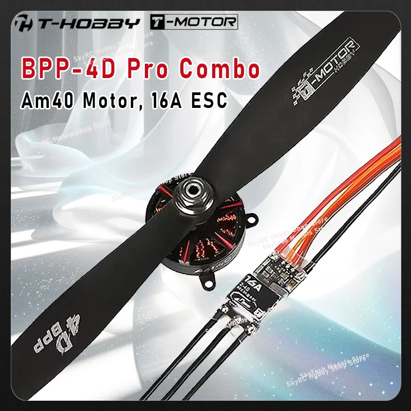 

T-MOTOR T-HOBBY BPP-4D Pro Combo - AM40 Brushless Motor Poff3p 16A ESC Jett8542 Prop for FPV RC Rigid Wing Fixed Wing