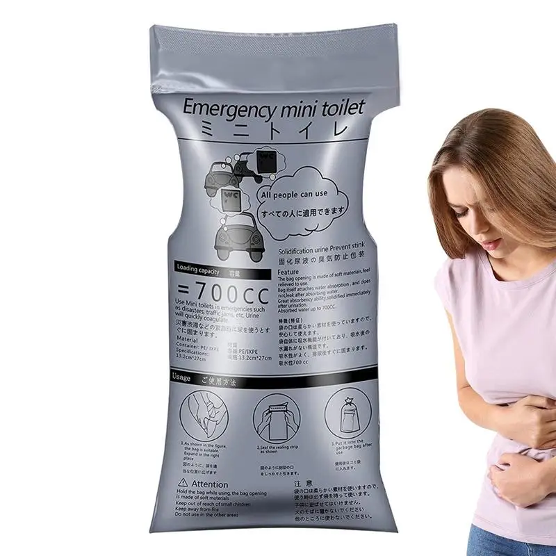 

Mini Travel urine bag 700ml Outdoor Emergency Urinate Bags Easy Take Piss Mobile Toilet for Baby Women Men Vomit Bag