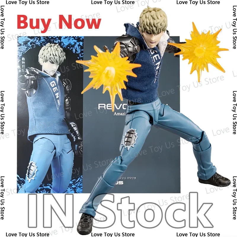 Новые аниме-фигурки Ko Genos, Kaiyodo Revoltech Yamaguchi One Punch Man, подвижная модель-статуэтка, игрушки, подарки